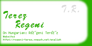 terez regeni business card